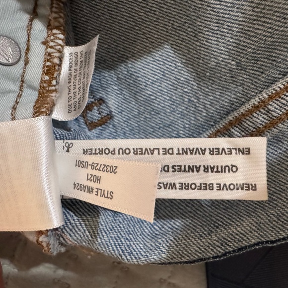 Madewell Mid Rise Perfect Vintage rough hem Jeans. Size 26 GUC. - Picture 11 of 13